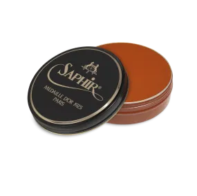 10 Cognac - Saphir Medaille D'or Pate-De-Luxe Beeswax Shoe Polish 100ml