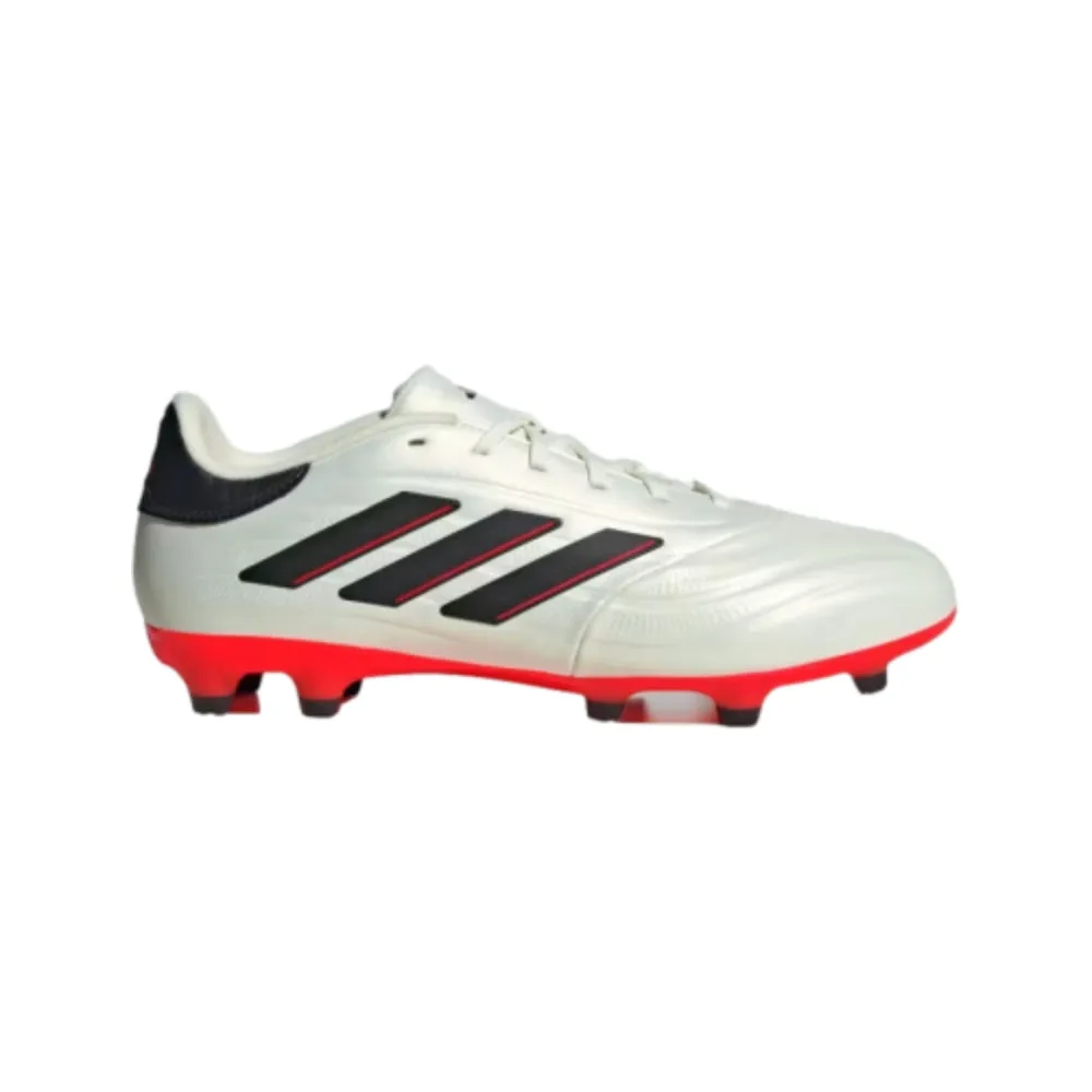 Adidas Men's Copa Pure 2 League Football Shoe (Ivory/Core Black/Solar Red)