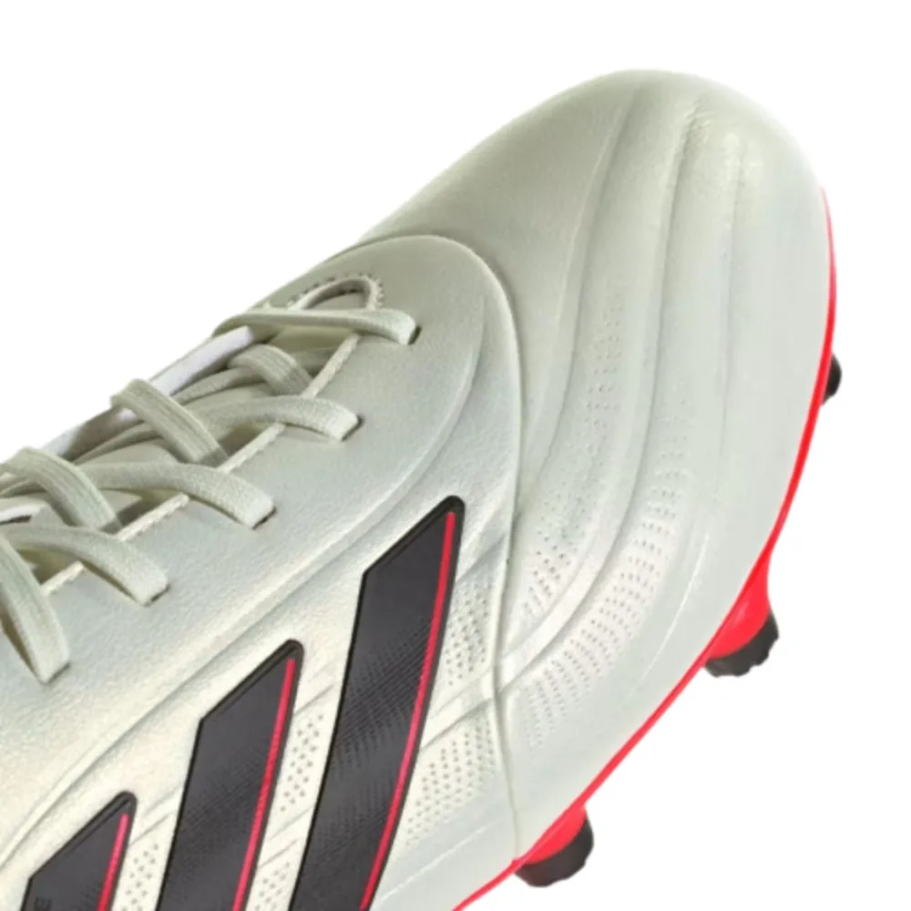 Adidas Men's Copa Pure 2 League Football Shoe (Ivory/Core Black/Solar Red)