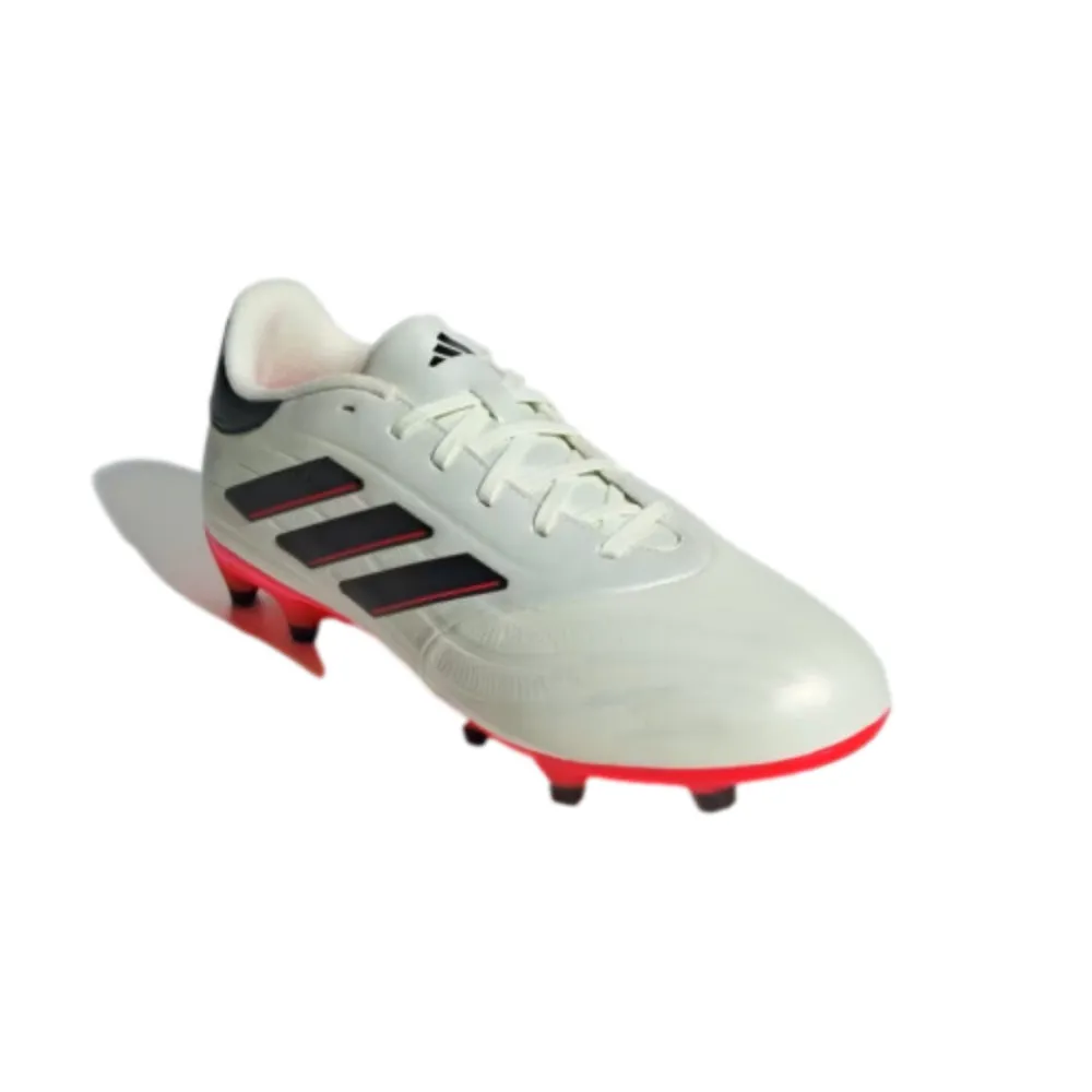 Adidas Men's Copa Pure 2 League Football Shoe (Ivory/Core Black/Solar Red)