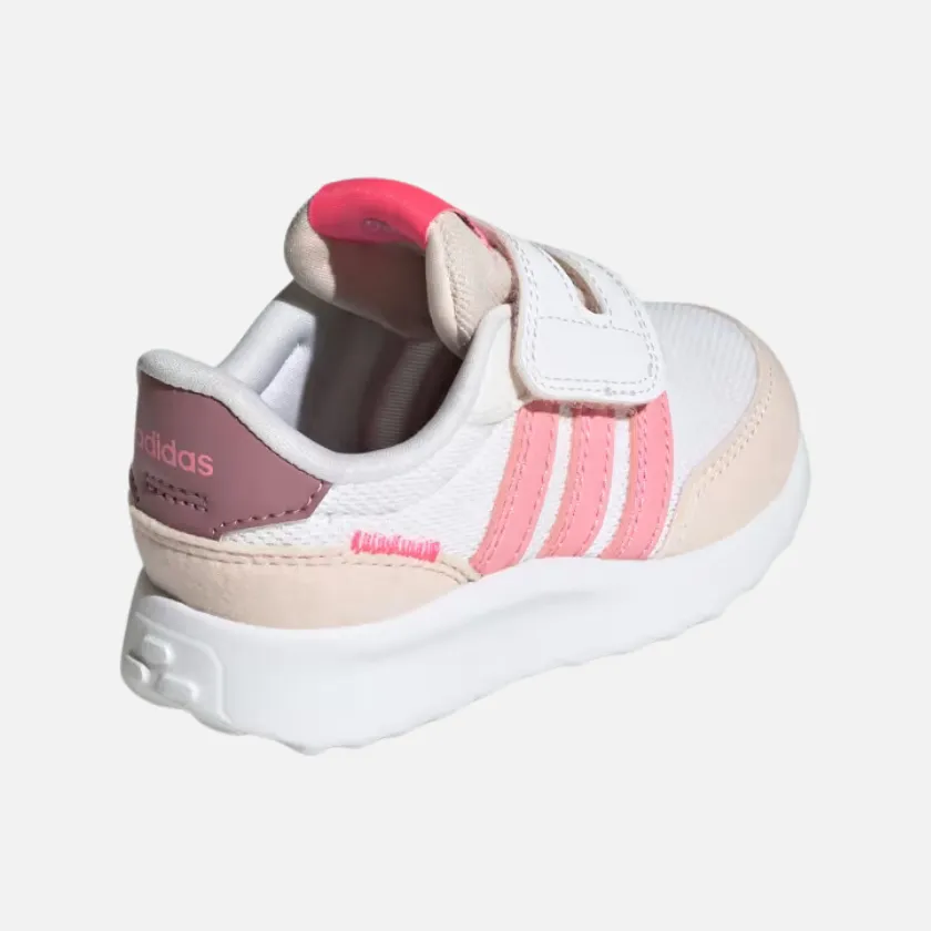 Adidas Run 70s Kids Unisex Shoes (0-3Year) -Cloud White/Bliss Pink/Lucid Pink