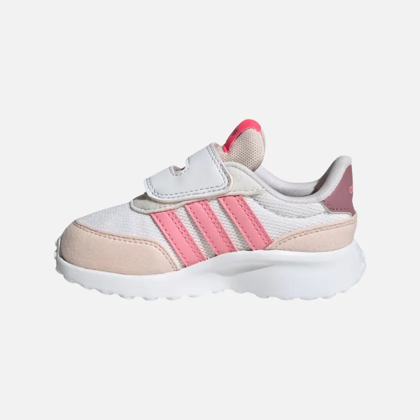 Adidas Run 70s Kids Unisex Shoes (0-3Year) -Cloud White/Bliss Pink/Lucid Pink