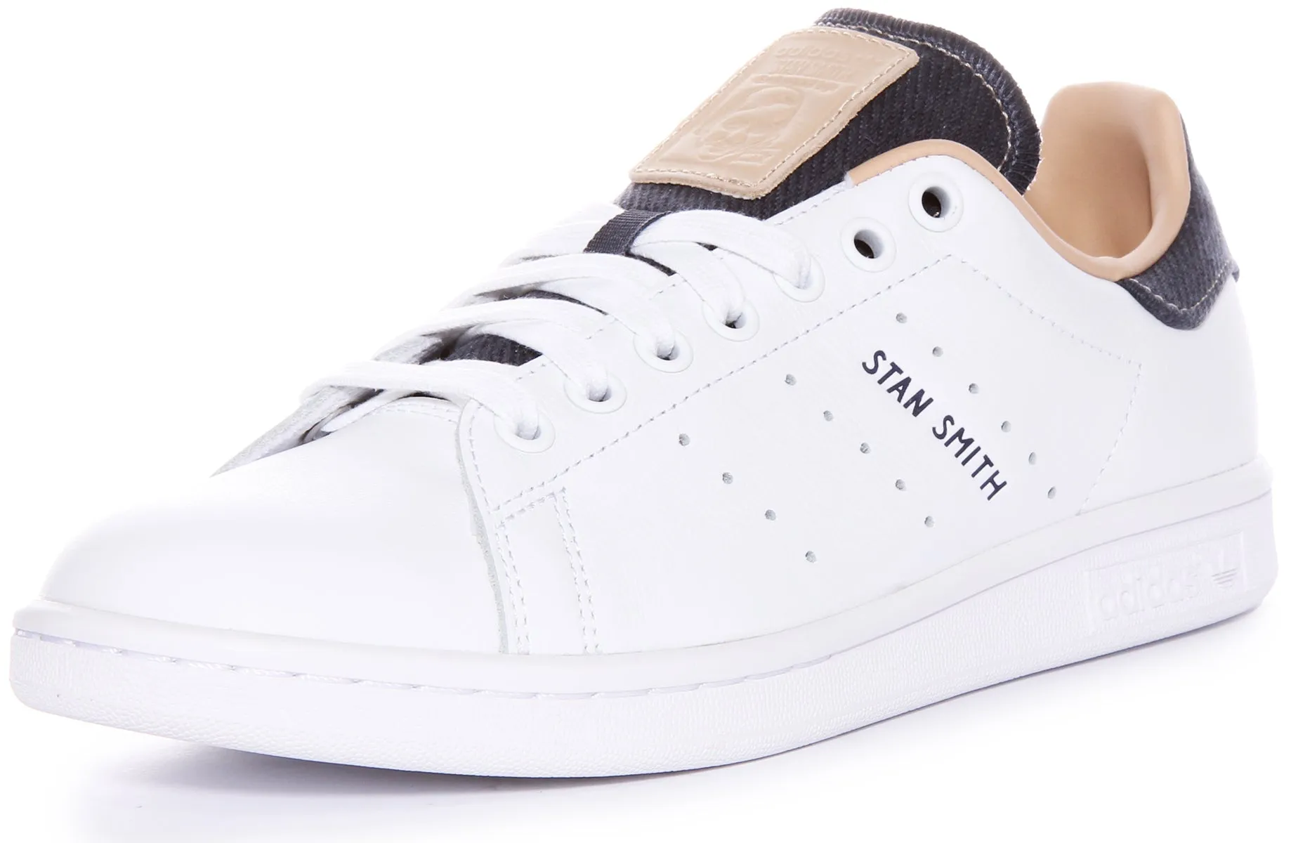 Adidas Stan Smith In White Navy For Men