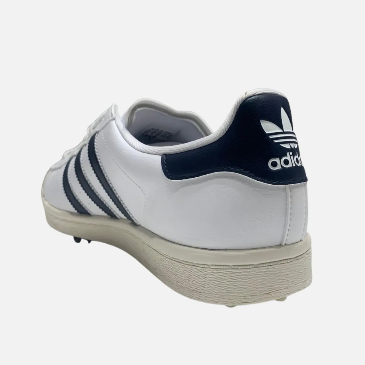 Adidas Superstar Unisex Golf Shoes -White/Collegiate Navy