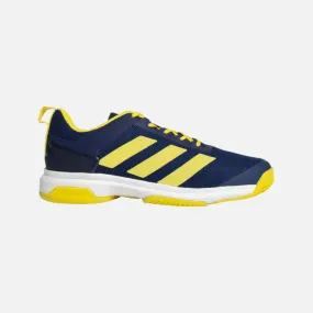 Adidas Tens Top Men's Tennis Shoes -Night Sky/Impact Yellow/Collegiate Navy