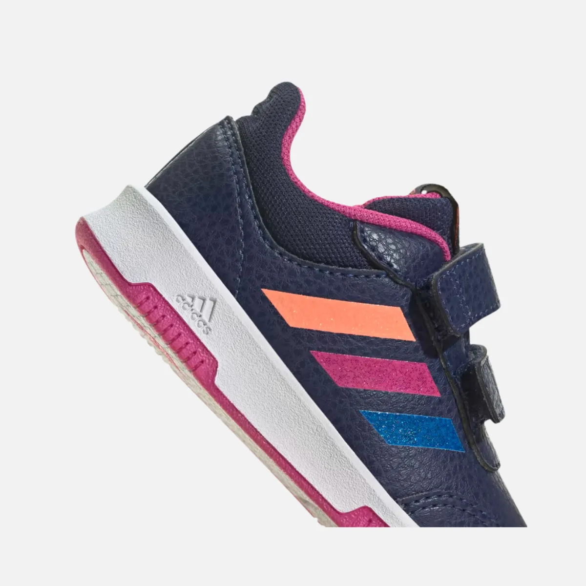 Adidas Tensaur Hook And Loop Kids Unisex Shoes Boys and Girls (0 -3 year) -Dark Blue/Lucid Fuchsia/Blue Fusion