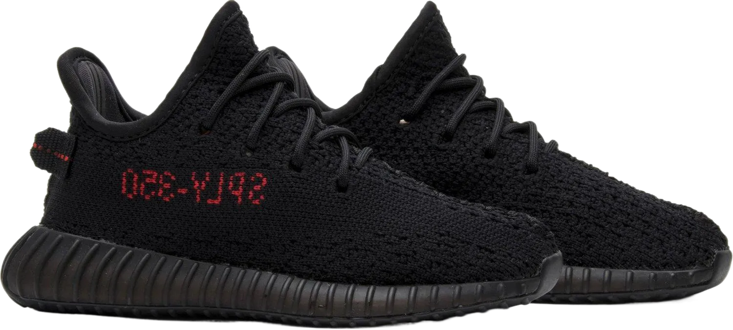 Adidas Yeezy Boost 350 V2 “Black Red” (Infant & Kids)