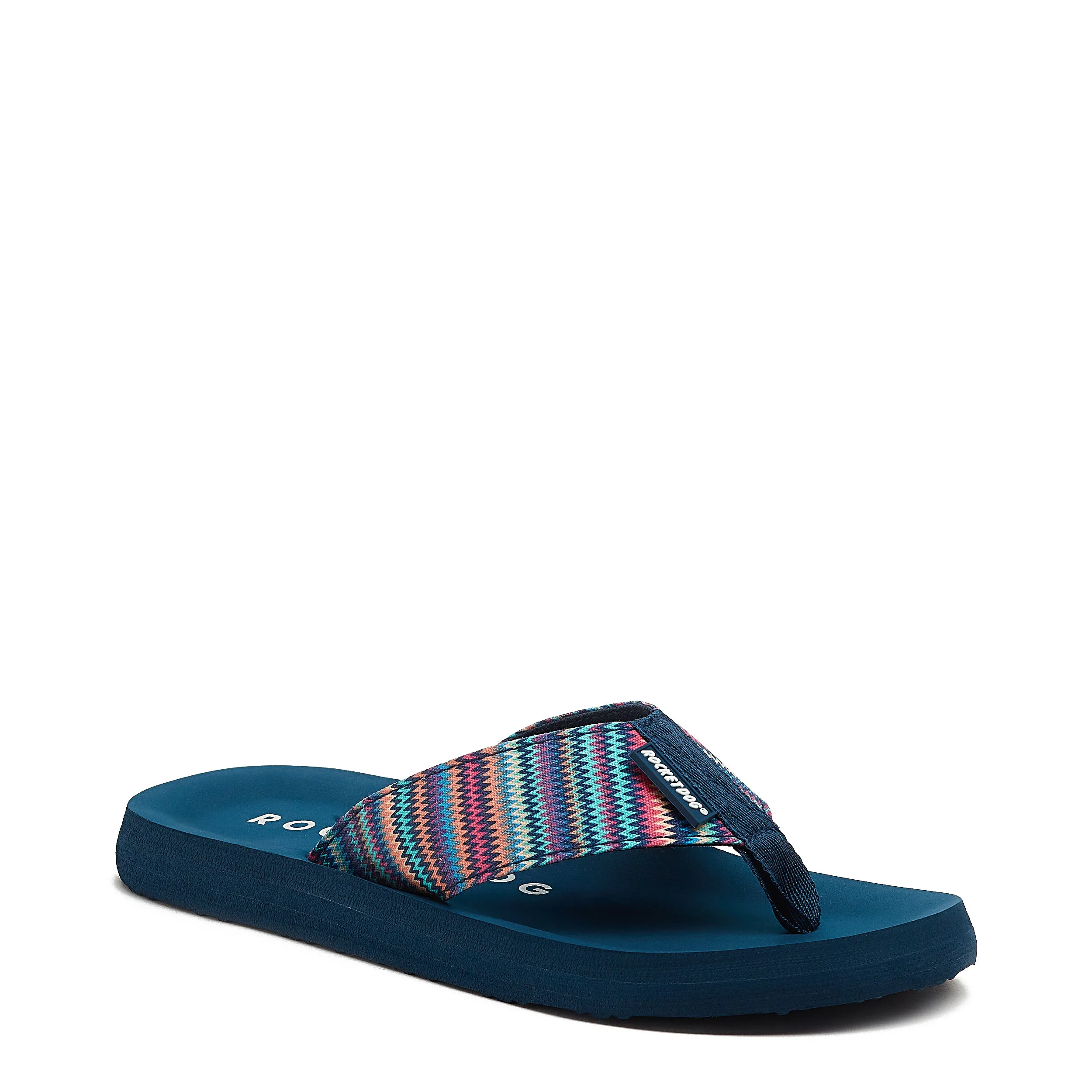 Adios Navy Stark Stripe Flip-Flops