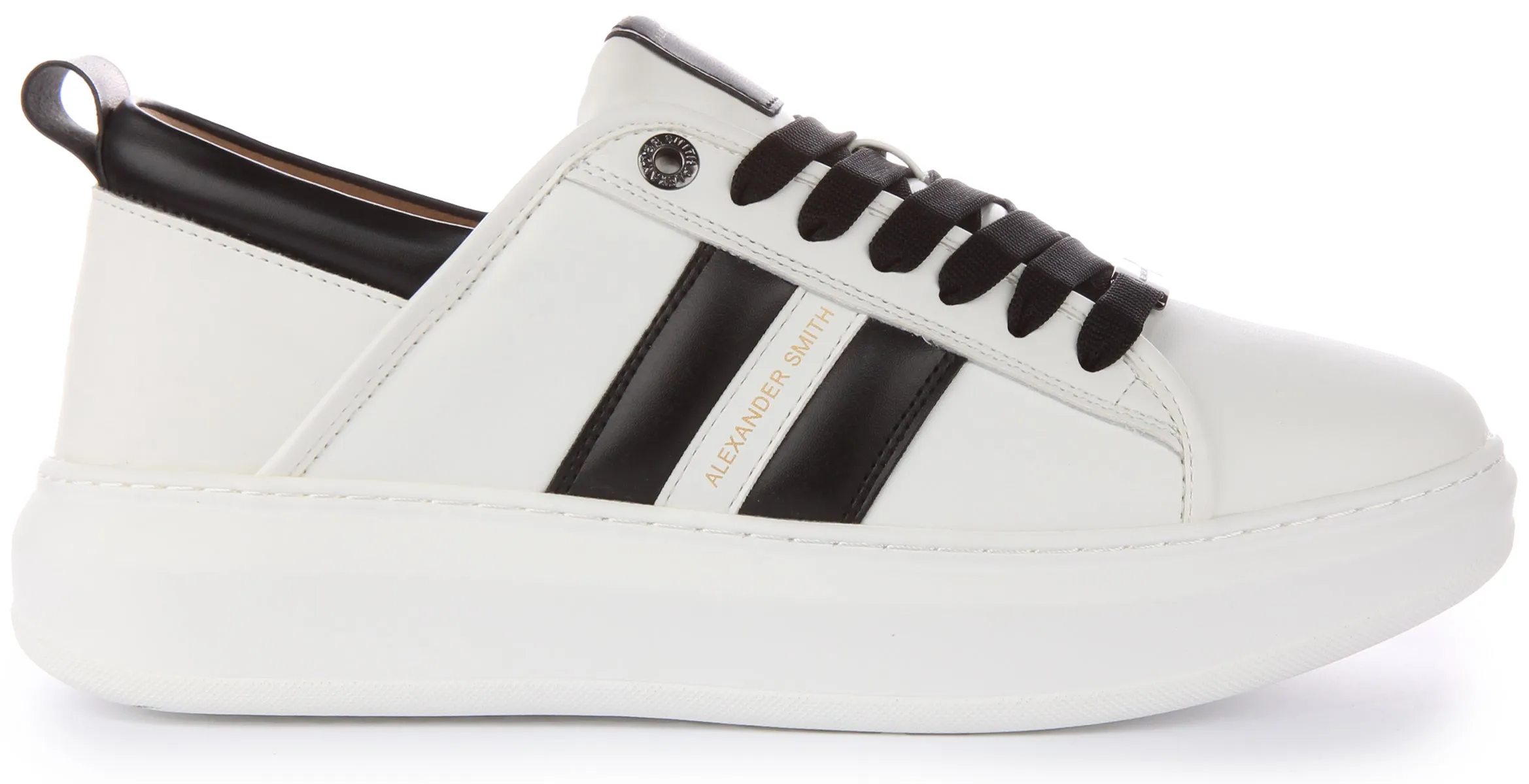 Alexander Smith Aeaywau21Wbk In White Black For Men