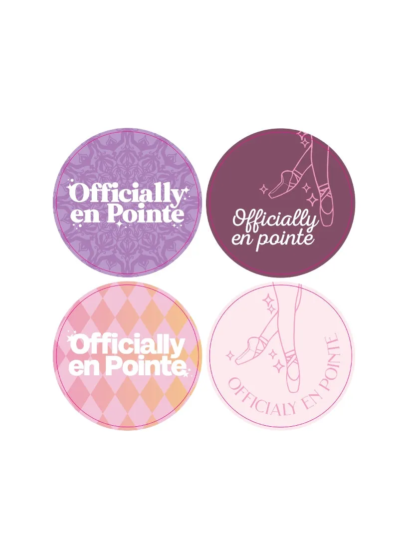 Allegro Officially En Pointe Pin-Back Button