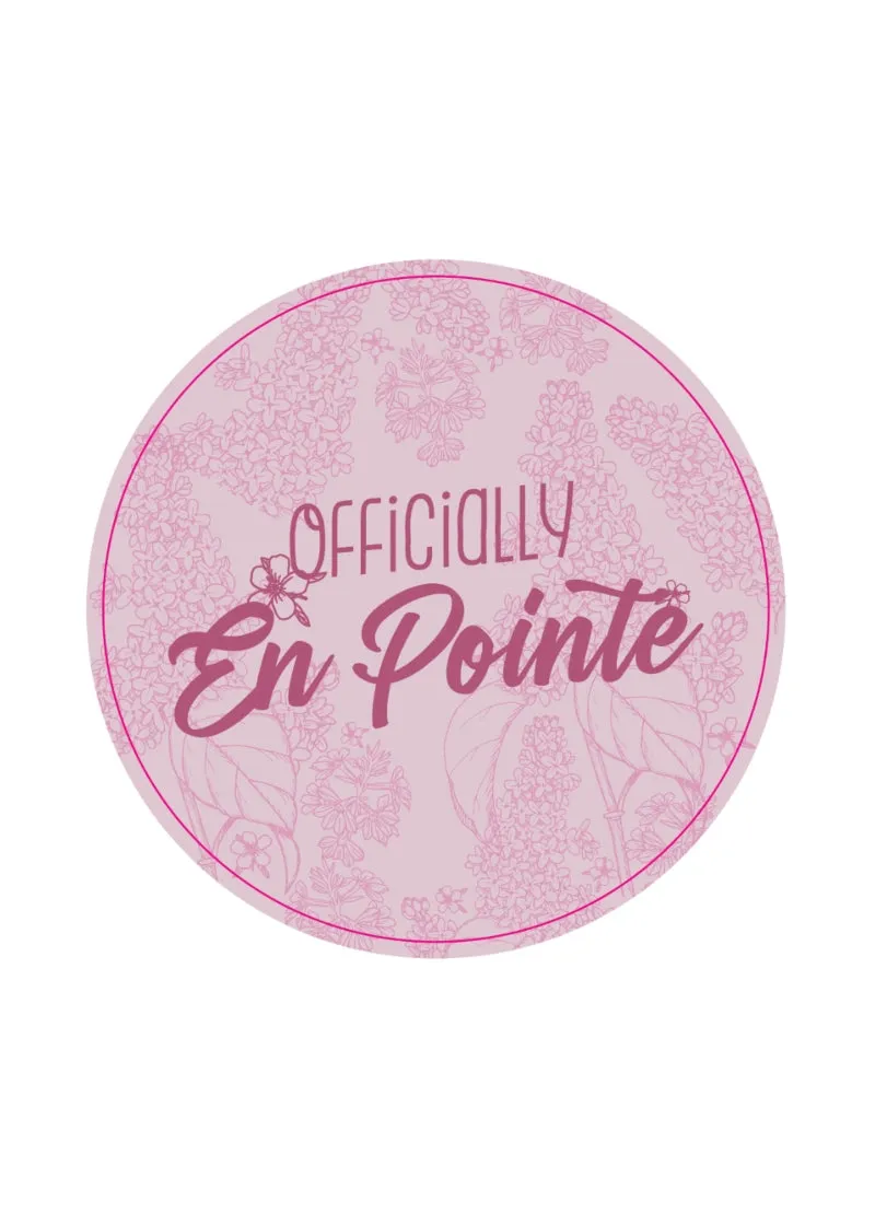 Allegro Officially En Pointe Pin-Back Button