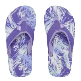 Animal Girls' Swish All Over Print Flip Flops