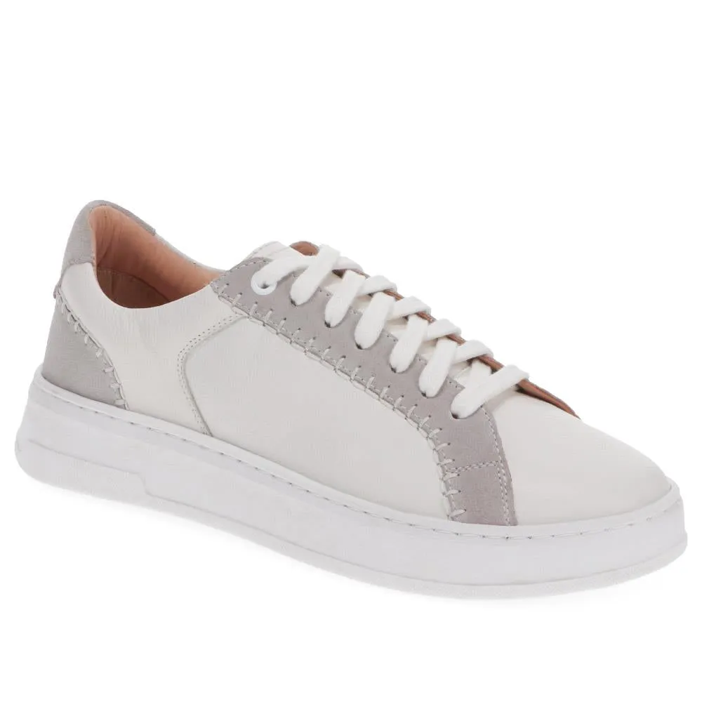 Bergamot Leather Trainers  - BERGAMOT / 325 586