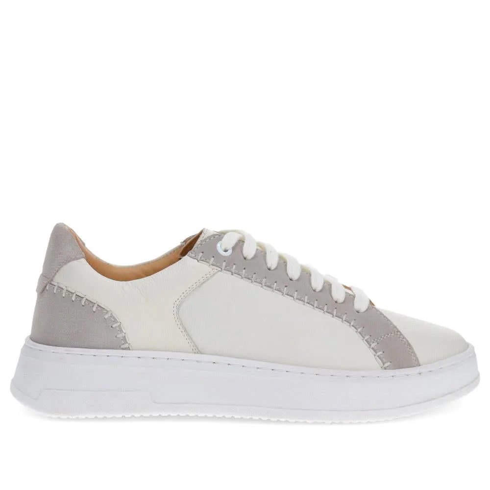 Bergamot Leather Trainers  - BERGAMOT / 325 586