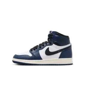 Big Kid's Air Jordan 1 Retro High Og -MIDNIGHT NAVY/BLACK-WHITE-SAIL