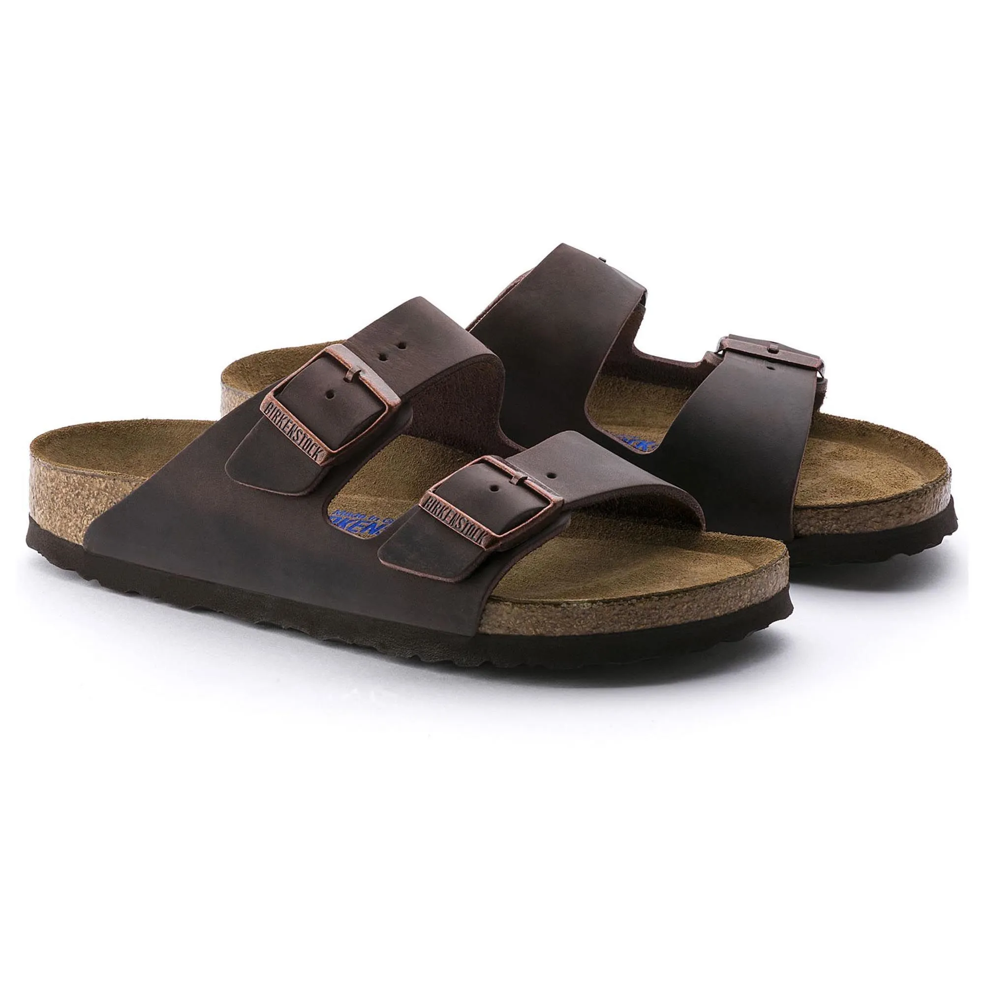 BIRKENSTOCK ARIZONA SOFT FOOTBED HABANA OILED LEATHER UNISEX