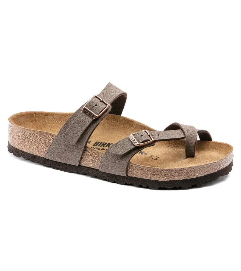 Birkenstock Womens Mayari Birko Flor Mocha Brown Slip On - 71061