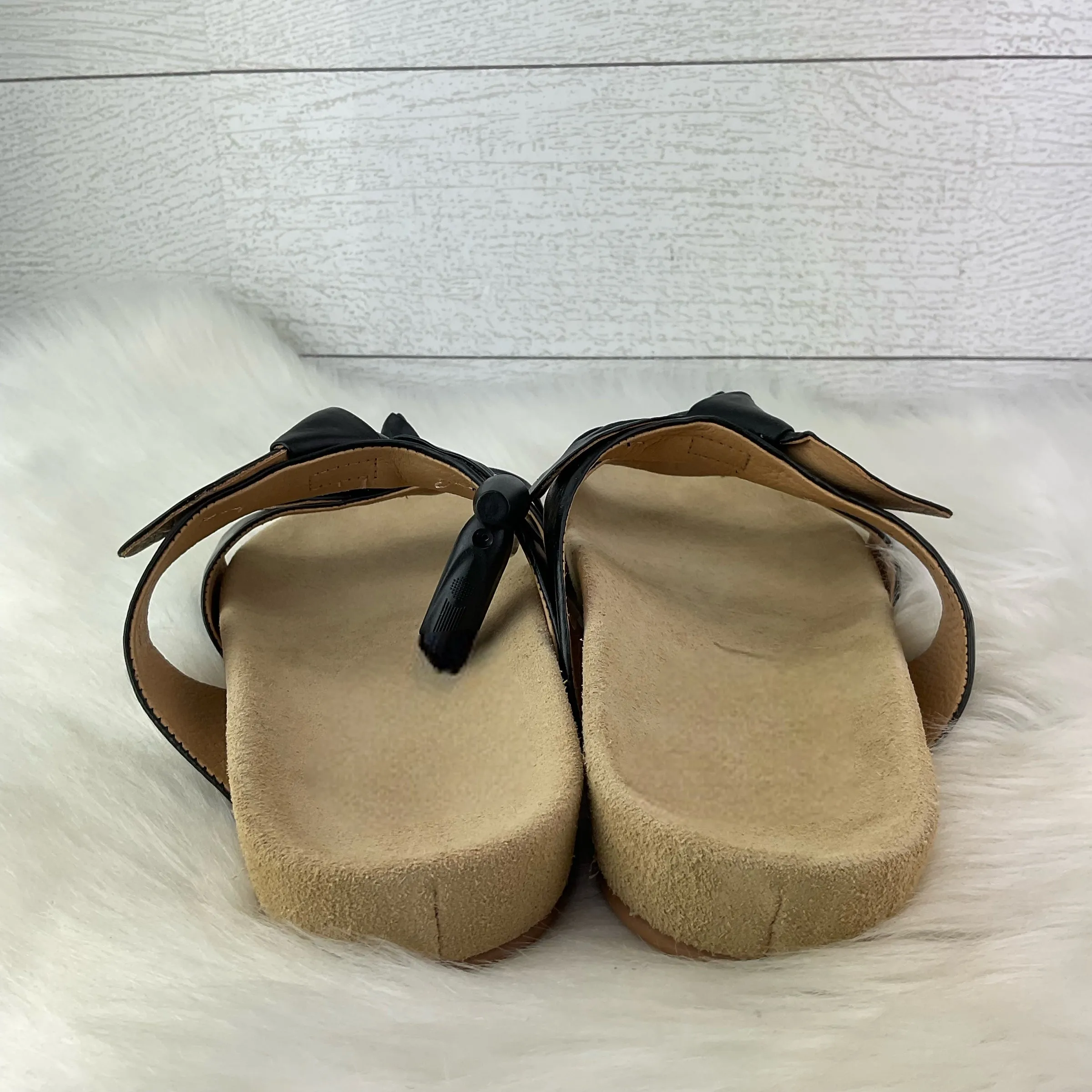 Black Sandals Designer Jack Rogers, Size 8.5