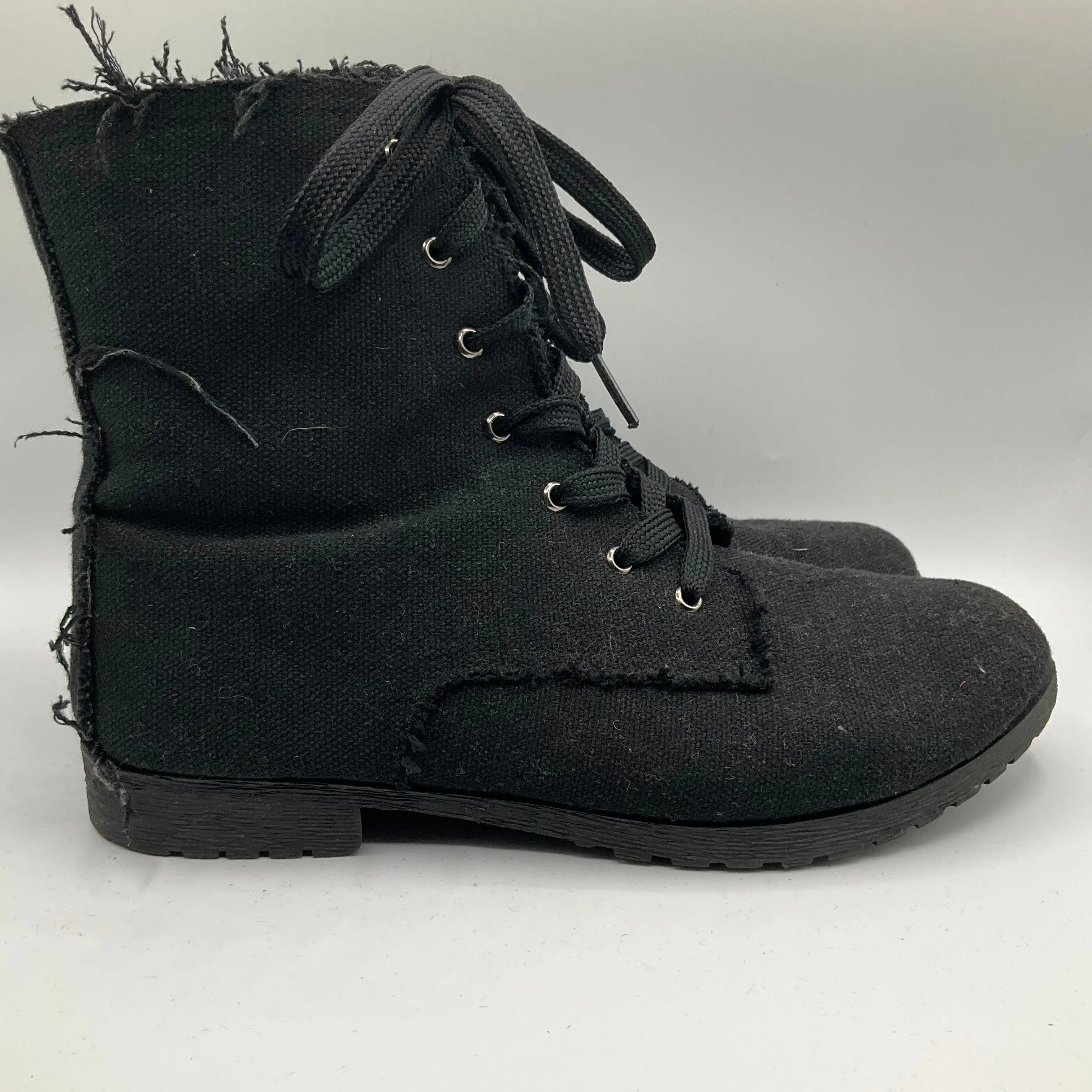 Boots Combat By Dirty Laundry In Black, Size: 8