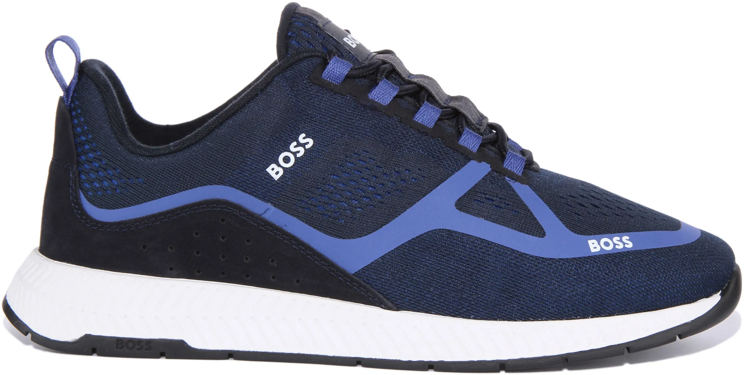 Boss Titanium Runner In Navy For Men