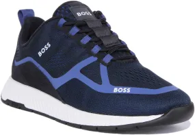 Boss Titanium Runner In Navy For Men