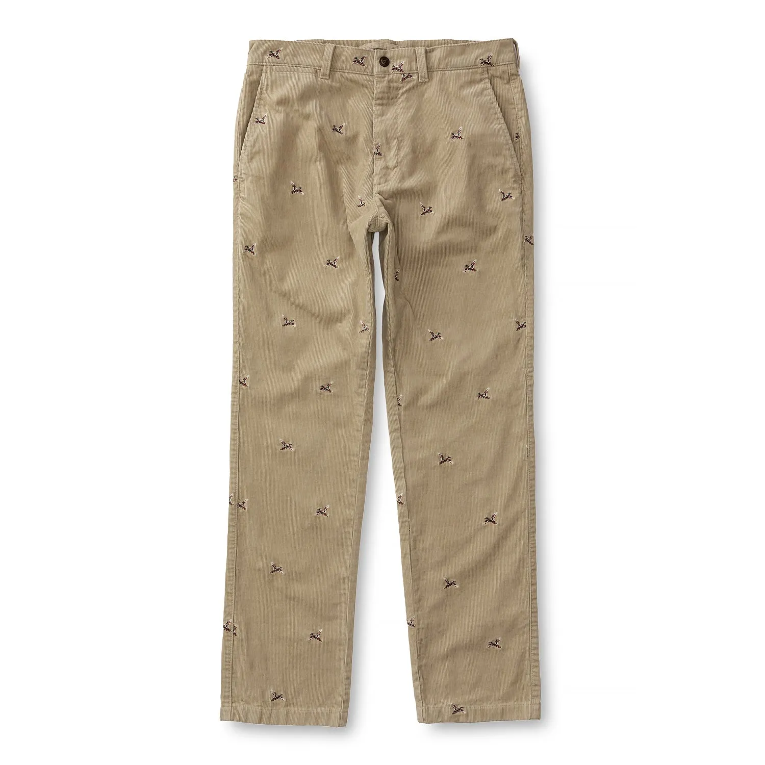 Bradbury Wide-Wale Corduroy Chino - Khaki Emb