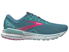 Brooks Adrenaline GTS 23 Ladies Running Shoe (Storm Blue/Pink Aqua)