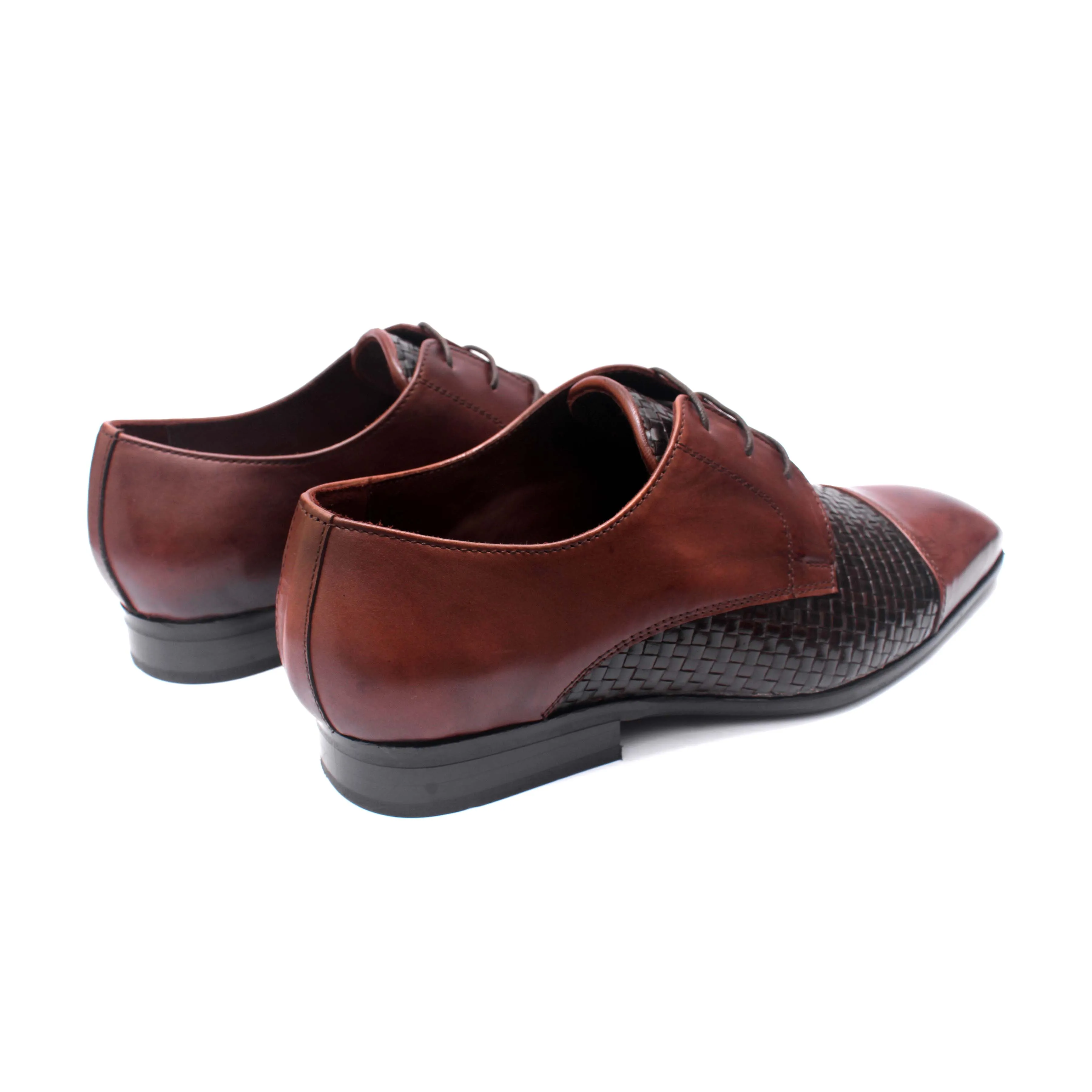 Captoe Woven Vamp Derby