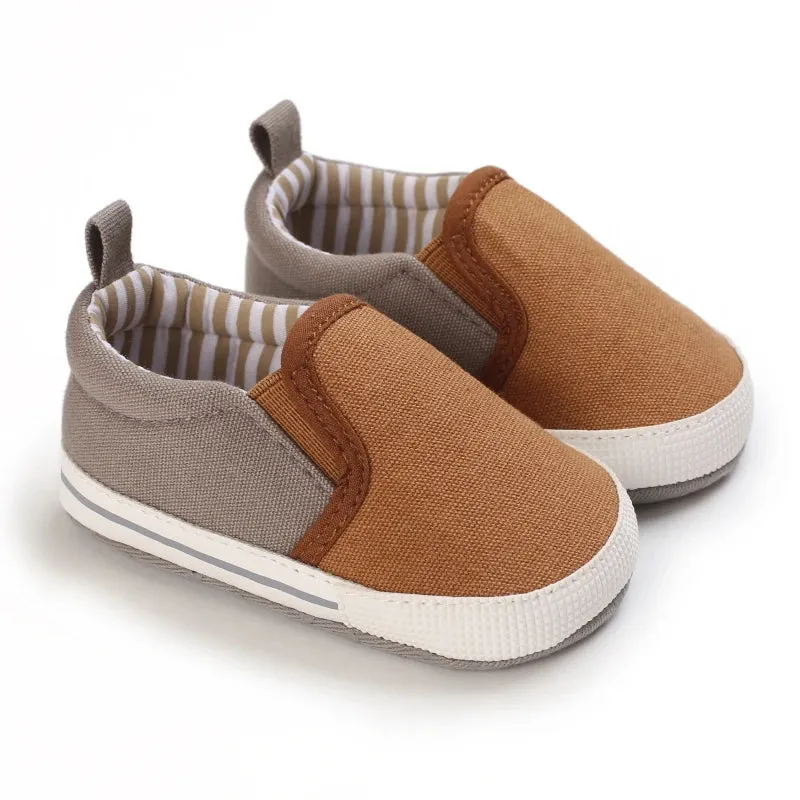 Classic Canvas Sneakers for Boys and Girls Great First Walking Shoes (0-18M)