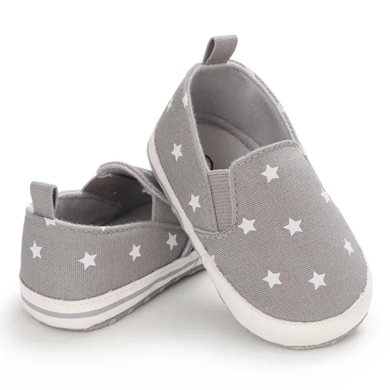 Classic Canvas Sneakers for Boys and Girls Great First Walking Shoes (0-18M)