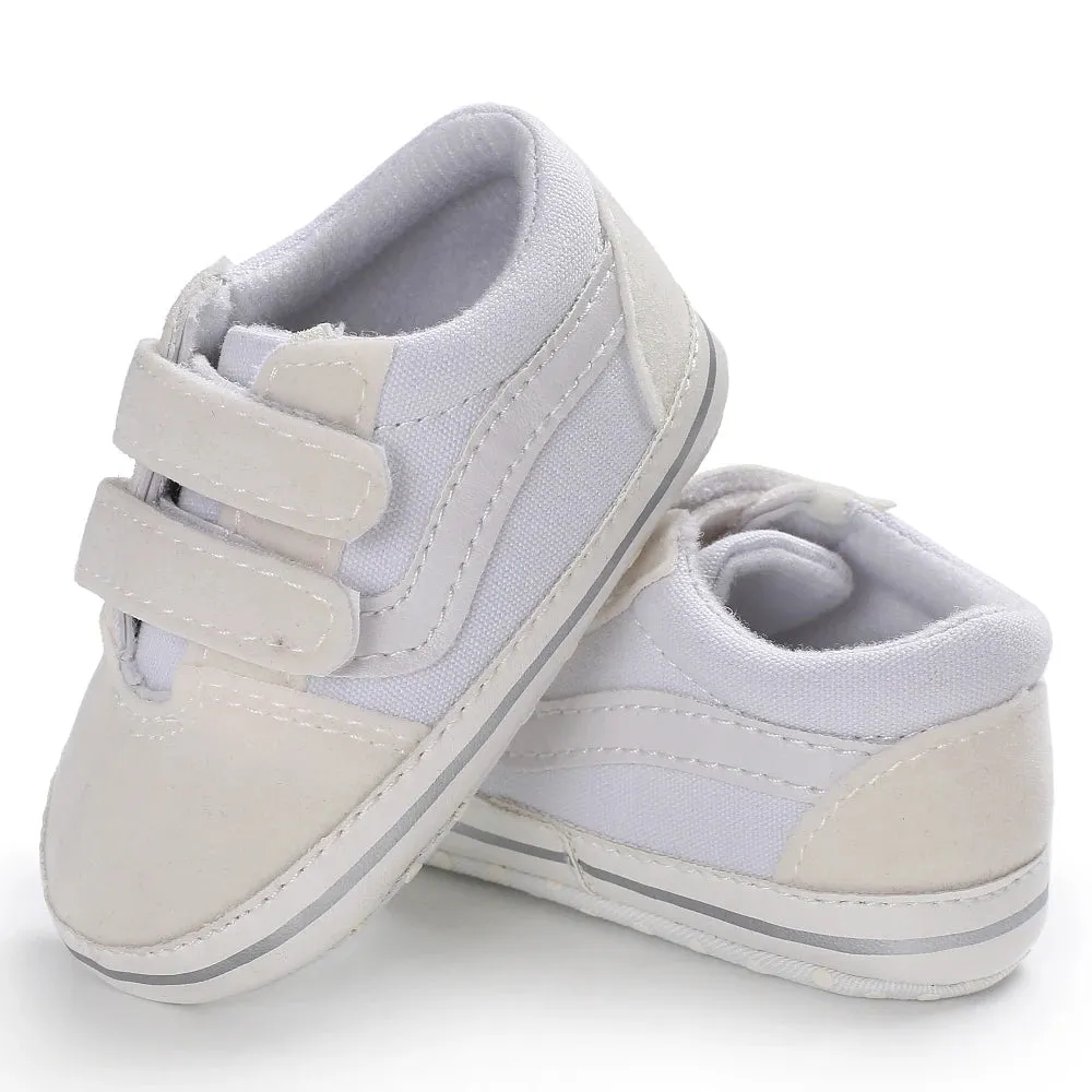 Classic Canvas Sneakers for Boys and Girls Great First Walking Shoes (0-18M)