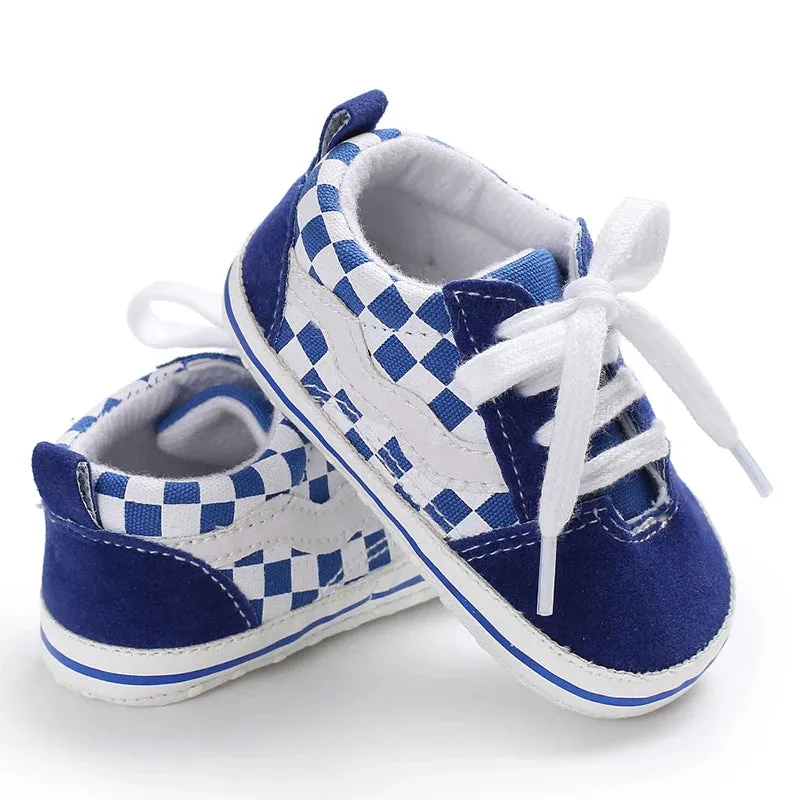 Classic Canvas Sneakers for Boys and Girls Great First Walking Shoes (0-18M)