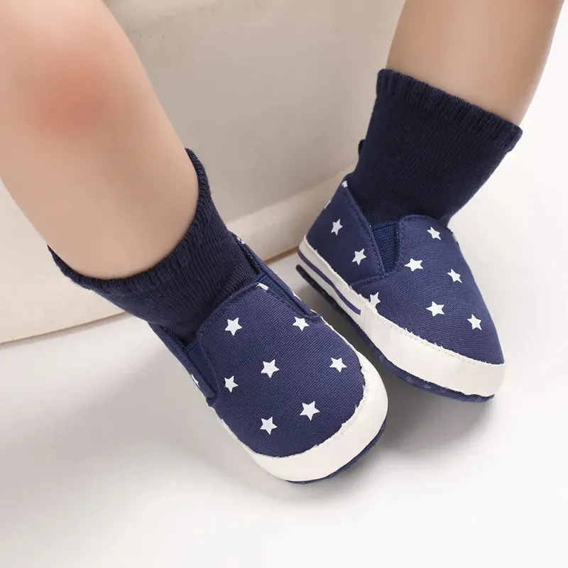 Classic Canvas Sneakers for Boys and Girls Great First Walking Shoes (0-18M)