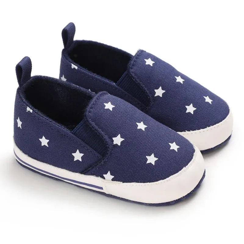 Classic Canvas Sneakers for Boys and Girls Great First Walking Shoes (0-18M)