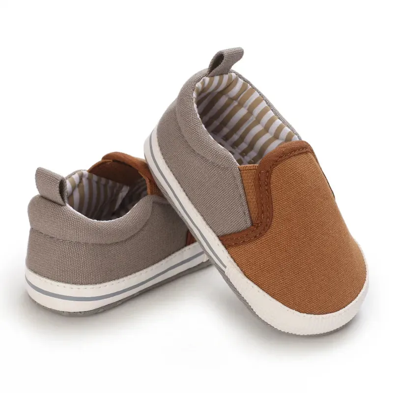 Classic Canvas Sneakers for Boys and Girls Great First Walking Shoes (0-18M)