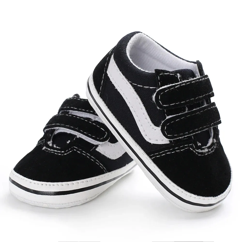 Classic Canvas Sneakers for Boys and Girls Great First Walking Shoes (0-18M)