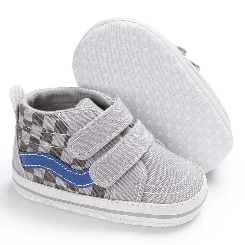 Classic Canvas Sneakers for Boys and Girls Great First Walking Shoes (0-18M)