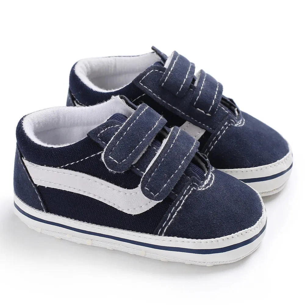 Classic Canvas Sneakers for Boys and Girls Great First Walking Shoes (0-18M)