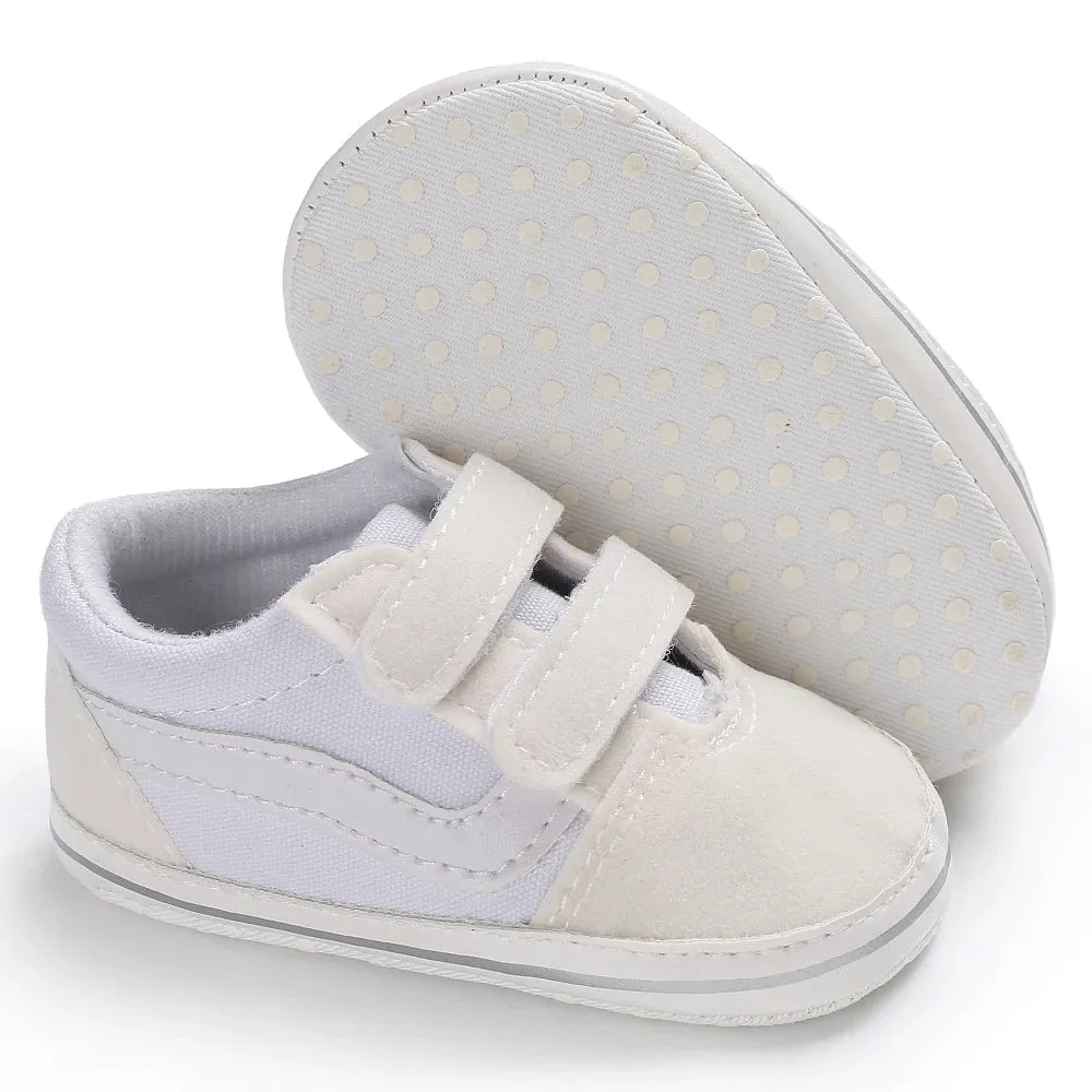 Classic Canvas Sneakers for Boys and Girls Great First Walking Shoes (0-18M)