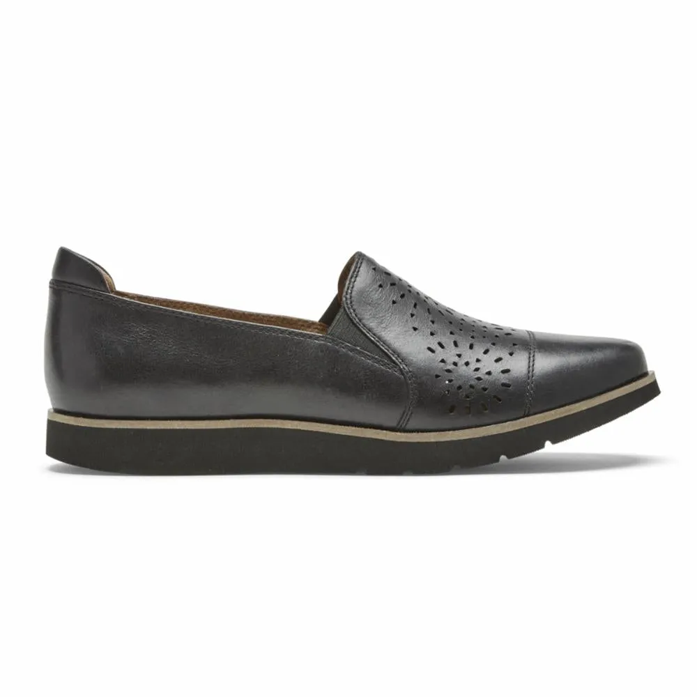 Cobb Hill LACI GORE SLIP-ON BLACK LTHR