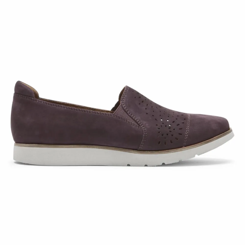 Cobb Hill LACI GORE SLIP-ON EGGPLANT