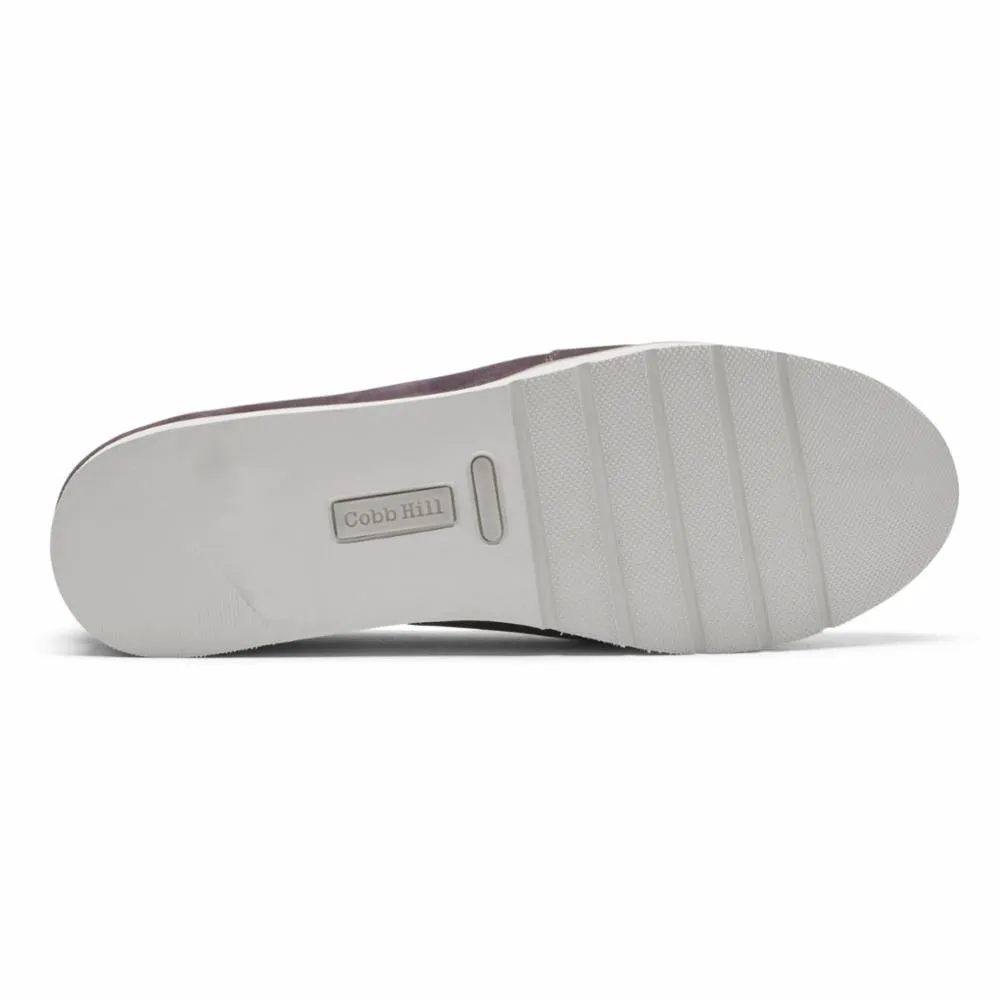 Cobb Hill LACI GORE SLIP-ON EGGPLANT