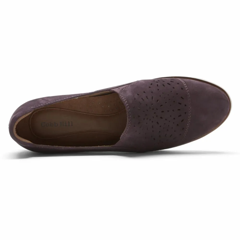 Cobb Hill LACI GORE SLIP-ON EGGPLANT