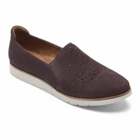 Cobb Hill LACI GORE SLIP-ON EGGPLANT