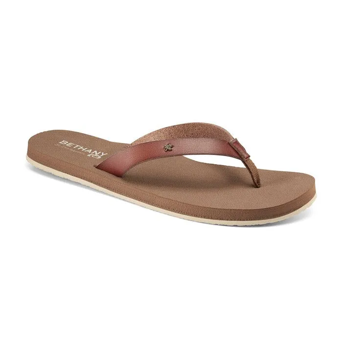 COBIAN BETHANY KEALIA SANDALS - CHESTNUT