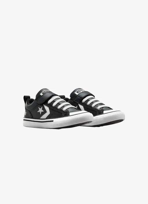 CONVERSE KID'S BLAZE SIZE 11-3 BLACK/WHITE SHOES