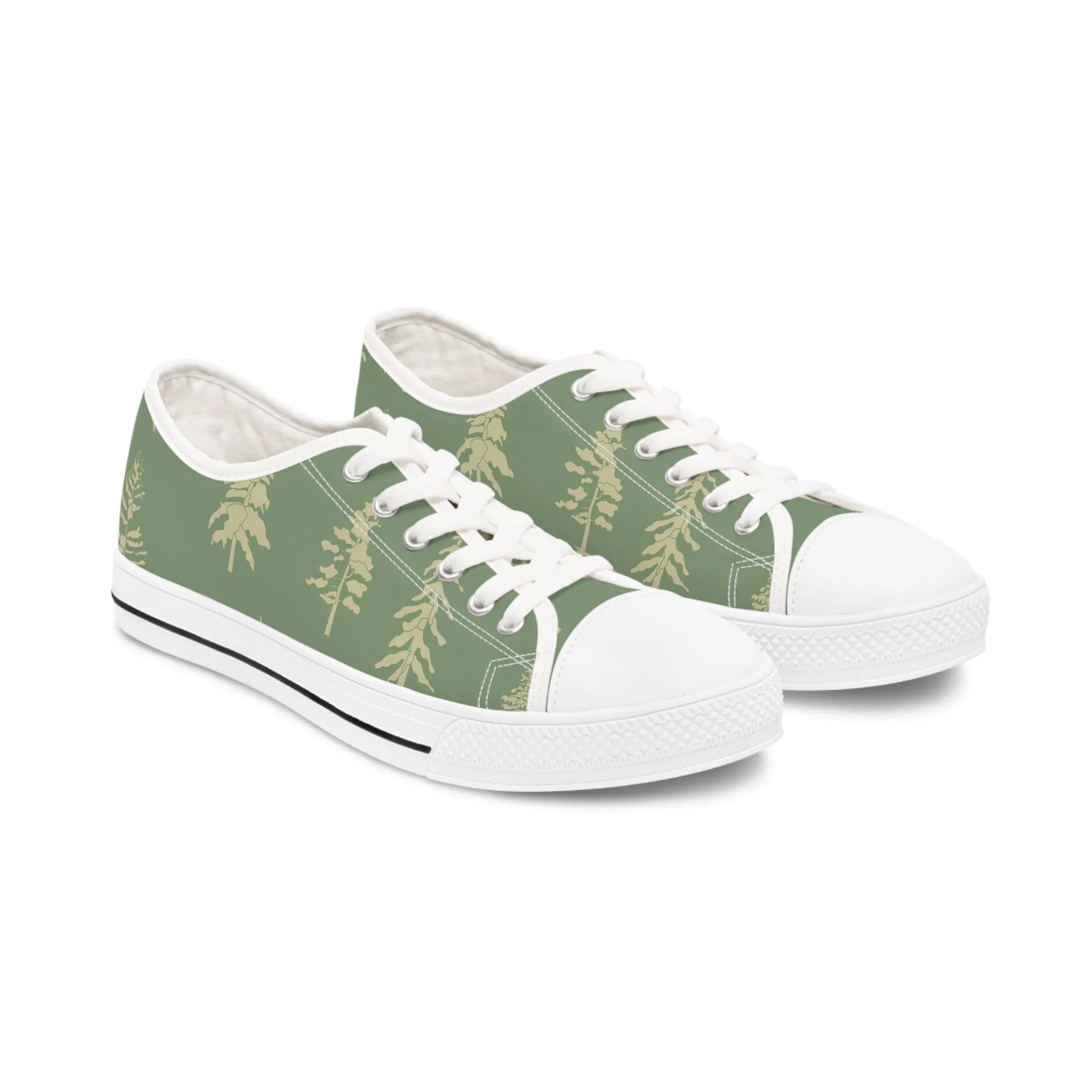 Evergreen Tree Women's Low Top Sneakers