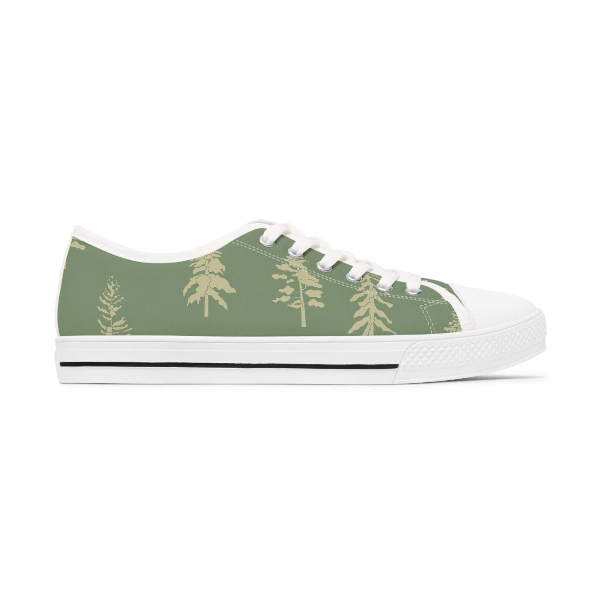 Evergreen Tree Women's Low Top Sneakers