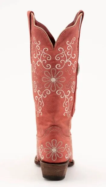 Ferrini Ladies Bella Handcrafted Red Cowboy Boots