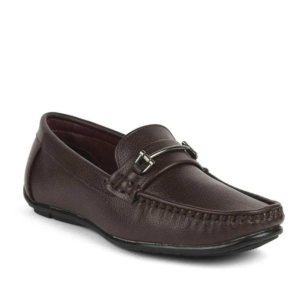 Fortune (Brown) Bit Loafer Shoes For kids OLP-04 By Liberty